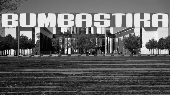 Bumbastika Font examples