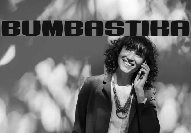 Bumbastika Font examples