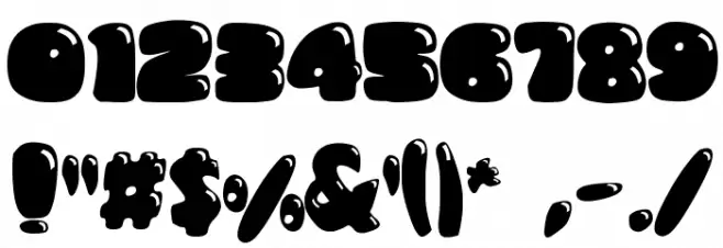 Bumbazoid Font OTHER CHARS
