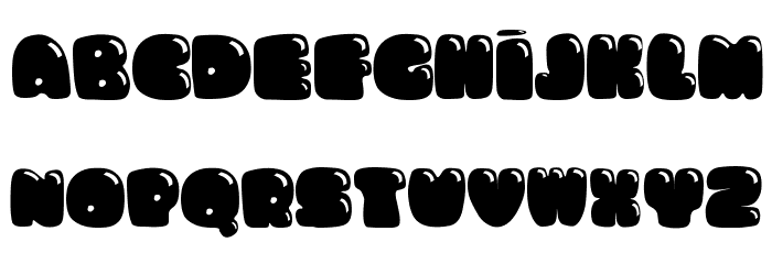 Bumbazoid Font LOWERCASE