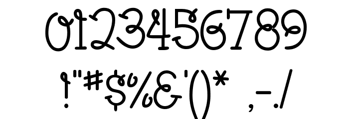Bumble Bee BV Font OTHER CHARS