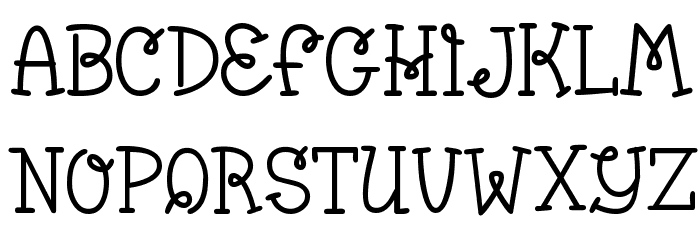 Bumble Bee BV Font LOWERCASE