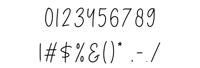 Bumble Bees Font OTHER CHARS