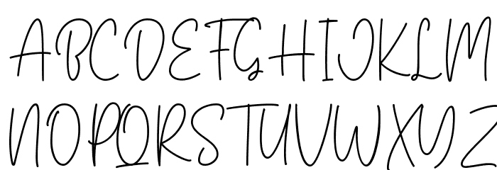 Bumble Bees Font UPPERCASE