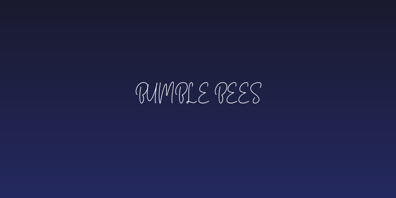 Bumble Bees Social Header