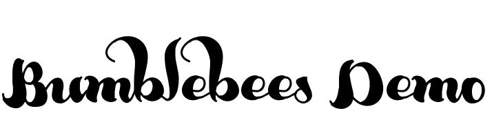Bumblebees Demo  Fuentes Gratis Descargar
