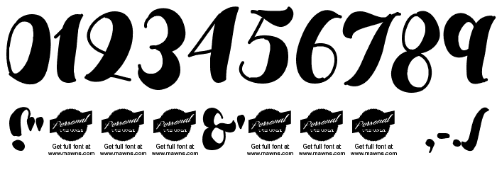 Bumblebees Demo Font OTHER CHARS