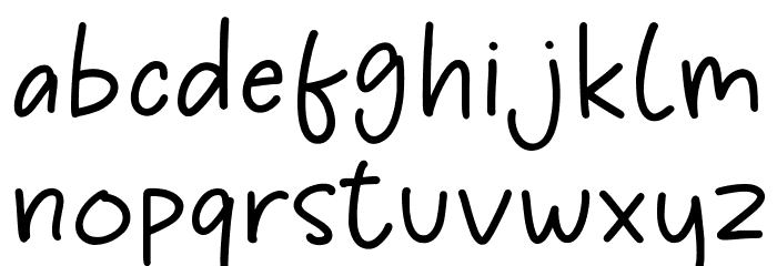 Bumblemilk Demo Font LOWERCASE