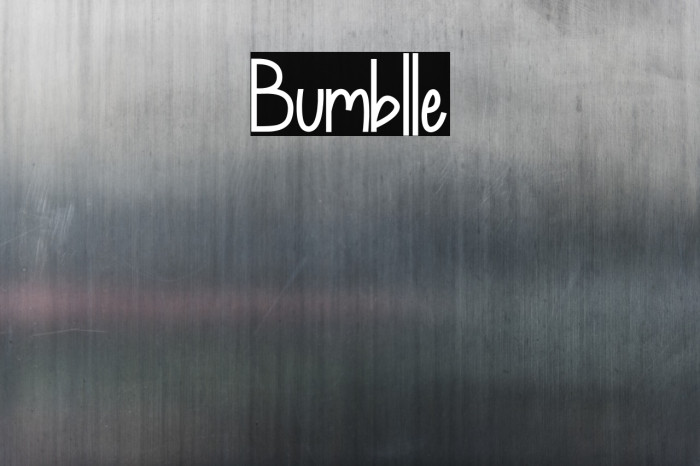 Bumblle Font examples