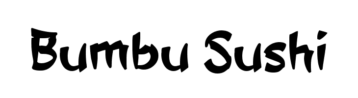 Bumbu Sushi  नि: शुल्क फ़ॉन्ट्स डाउनलोड