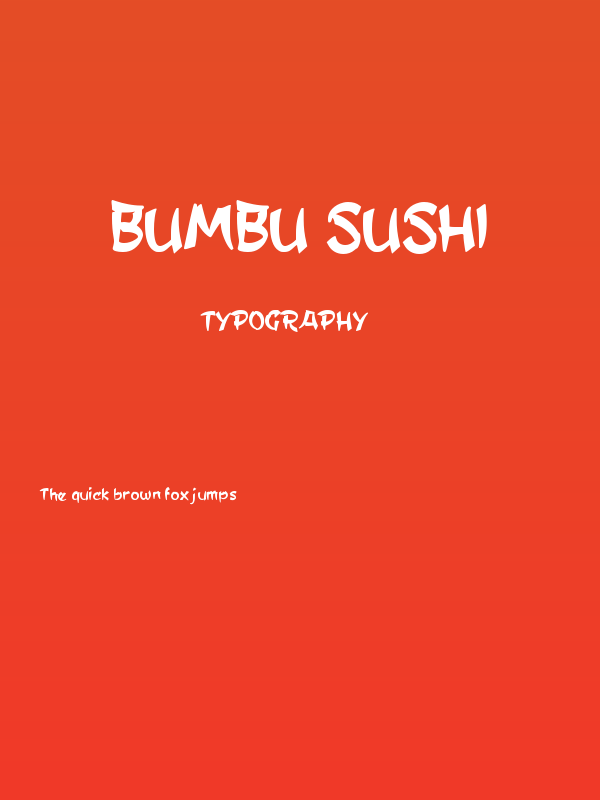 Bumbu Sushi Poster