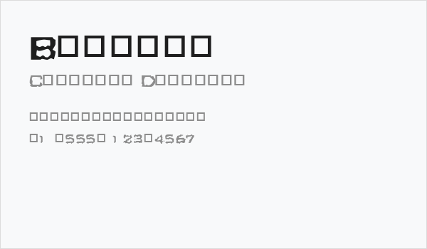 Bumling Business Card