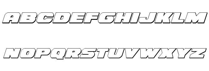 Bummer 3D Italic Polices MINUSCULES