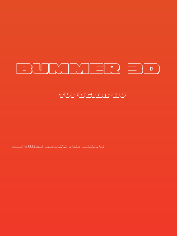 Bummer 3D Poster