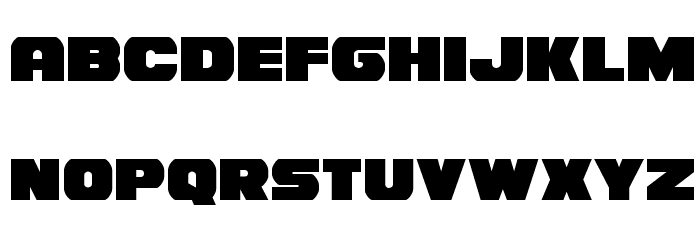 Bummer Condensed Font LOWERCASE