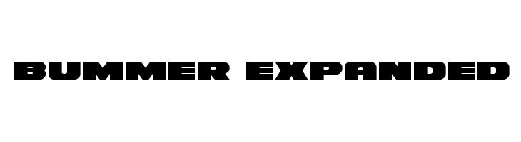 Bummer Expanded  नि: शुल्क फ़ॉन्ट्स डाउनलोड