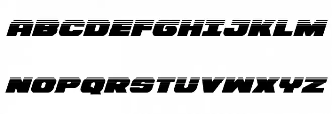 Bummer Halftone Italic Polices MAJUSCULES