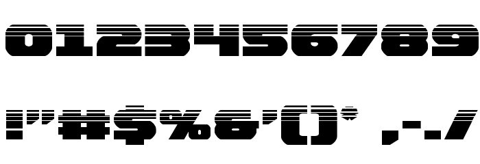 Bummer Halftone Font OTHER CHARS