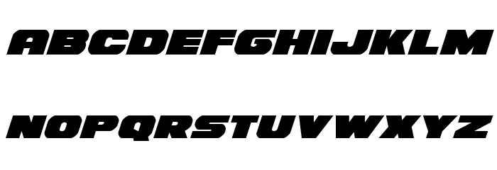 Bummer Italic Font LOWERCASE