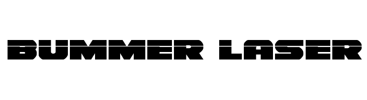 Bummer Laser  Descarca Fonturi Gratis