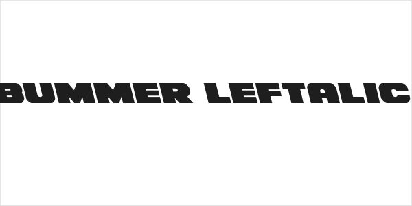 Bummer Leftalic Logo
