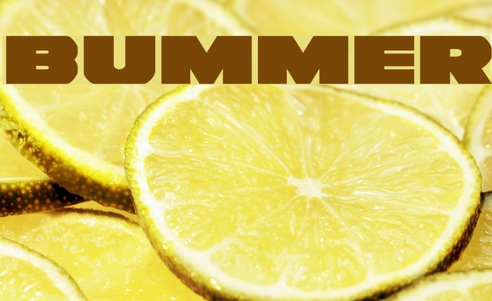 Bummer Font examples