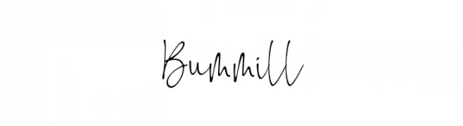 Bummill  Fuentes Gratis Descargar