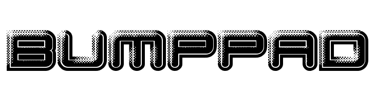Bump Pad  baixar fontes gratis