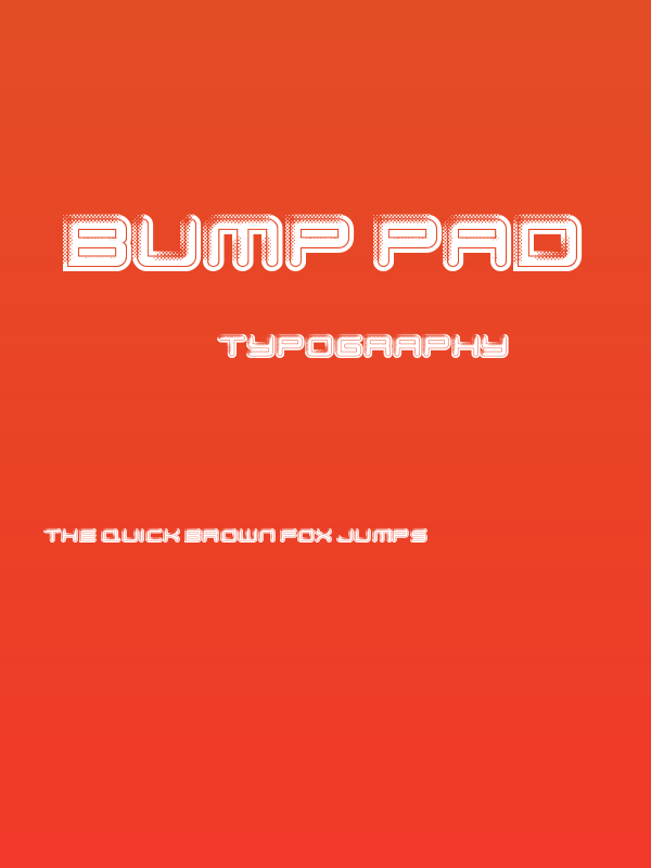 Bump Pad Poster