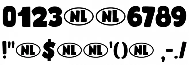 Bumper Sticker DEMO Regular Fonte OUTROS PERSONAGENS