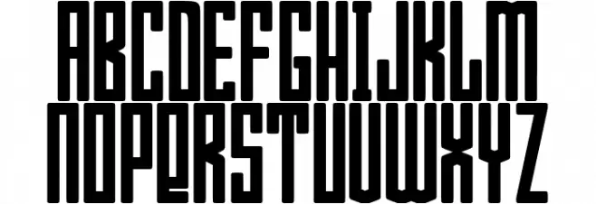 Bumpers 01 Regular Schriftart Groß