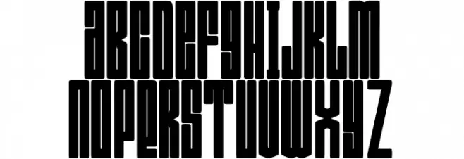 Bumpers Regular Schriftart Kleinbuchstaben