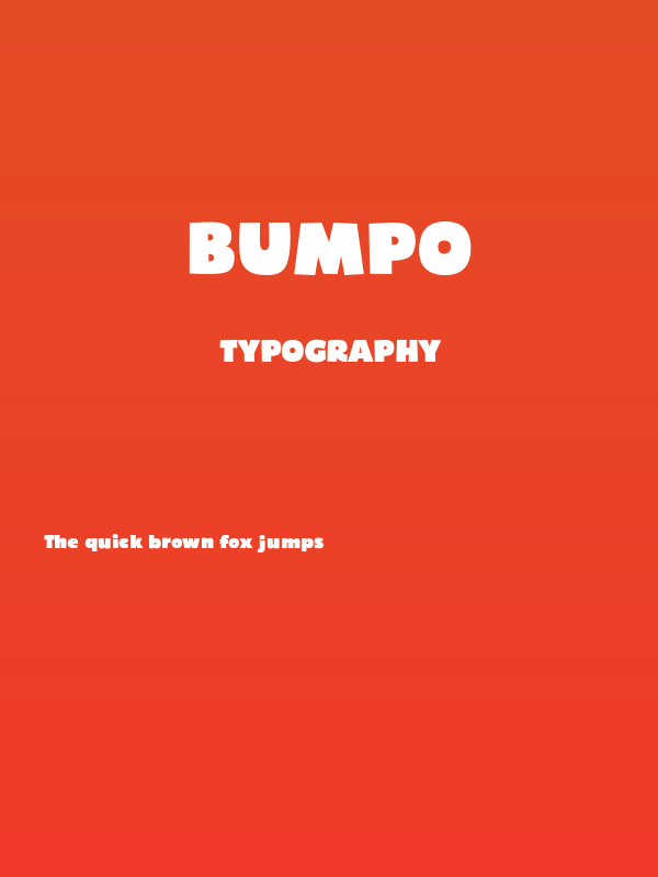 Bumpo Poster