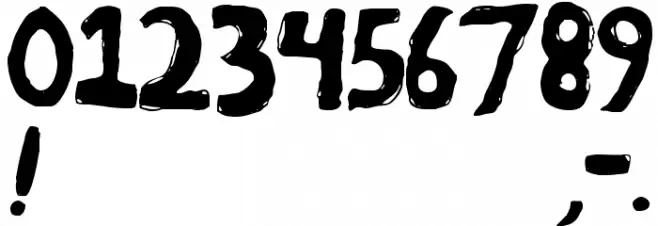 Bumpy Road Regular Schriftart Anderer Schreiben