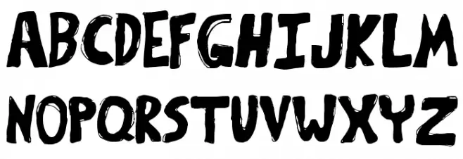 Bumpy Road Regular Schriftart Groß