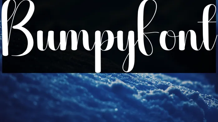 Bumpy Example 1