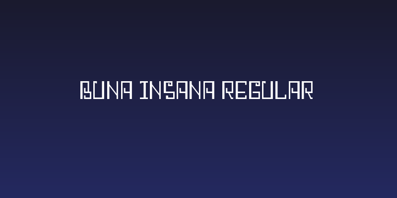 Buna Insana Regular Social Header