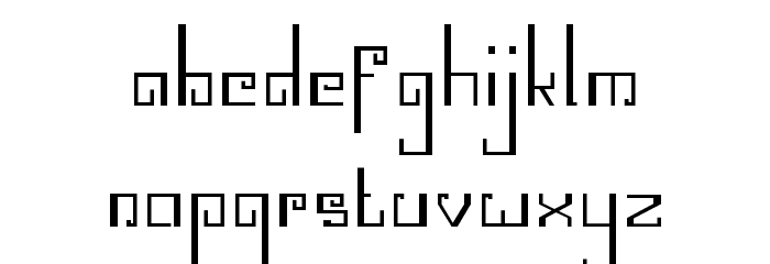 Buna Insana Regular Font LOWERCASE