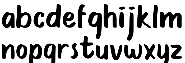 Bunbun DEMO Font LOWERCASE