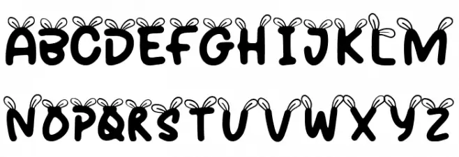 Bunbun Schriftart Groß