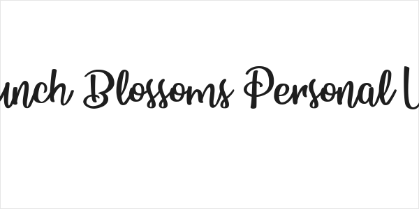 Bunch Blossoms Personal Use Logo