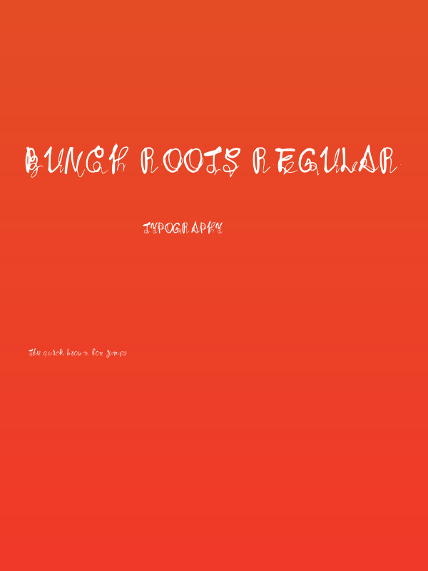 Bunch Roots Regular Poster