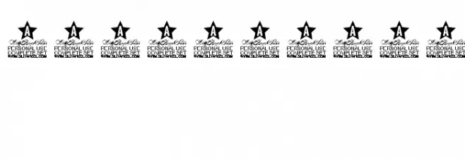 Bunch of Flowers Personal Use Regular Font OTHER CHARS