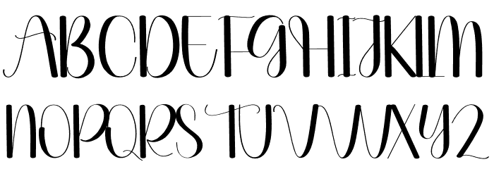 Bunch Font UPPERCASE