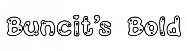 Buncit's Bold  Fuentes Gratis Descargar