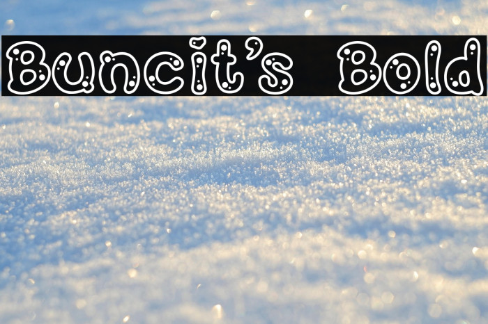 Buncit's Bold Example 3