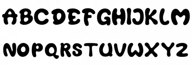 Buncit's Demo Bold Schriftart Groß