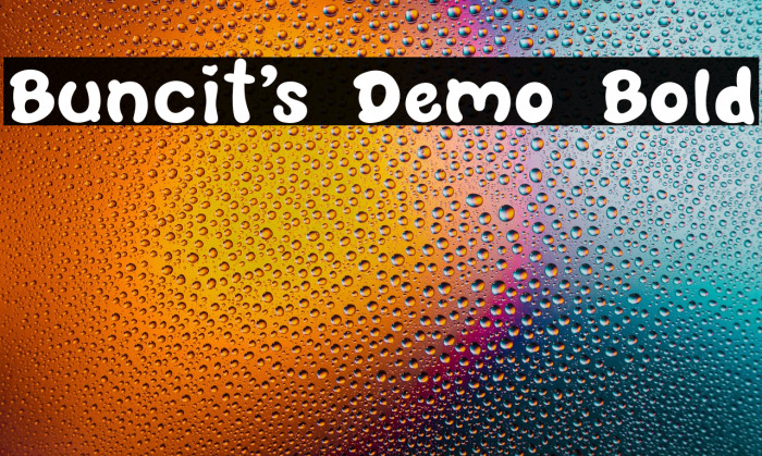 Buncit's Demo Bold Example 2