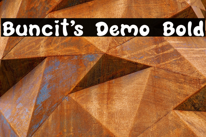 Buncit's Demo Bold Example 3
