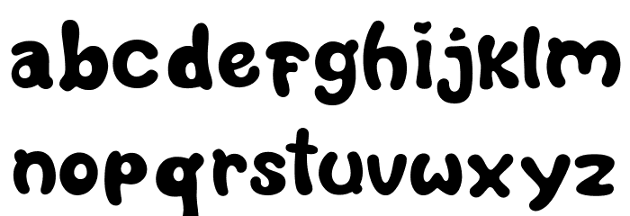 Buncit's Demo Bold Font LOWERCASE